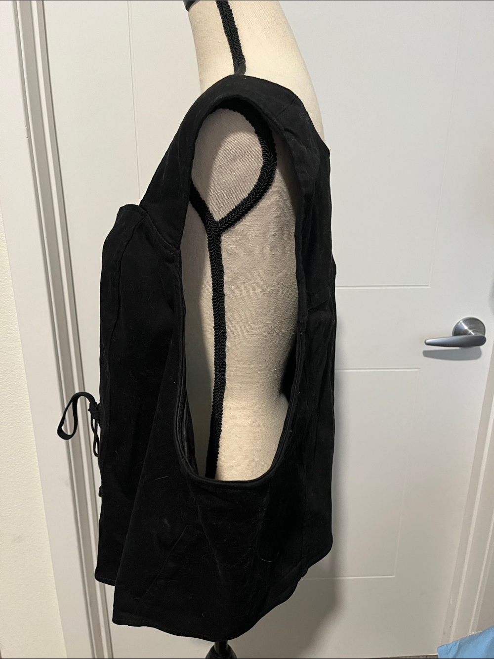 Torrid Festi Black Lace-Up Cotton Blend Corset Crop Top Goth Emo Vamp Vixen NWT - Picture 7 of 12